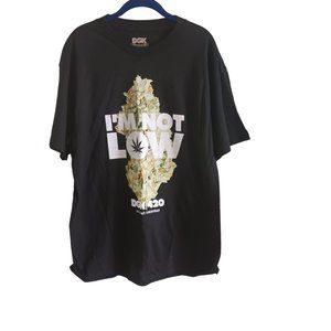 DKG t-shirt, black, size large.